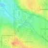 Топографическая карта Glendale, высота, рельеф