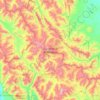 Топографическая карта Scapegoat Wilderness Area, высота, рельеф