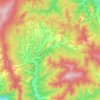 Топографическая карта Бешпельтирское сельское поселение, высота, рельеф