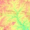 Топографическая карта Alamance County, высота, рельеф