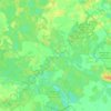Топографическая карта Дубровский сельский Совет, высота, рельеф