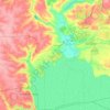 Топографическая карта Грушівська сільська громада, высота, рельеф