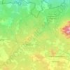 Топографическая карта Olevsk Urban Hromada, высота, рельеф