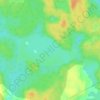 Топографическая карта озеро Ситно, высота, рельеф