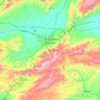 Топографическая карта Palandöken, высота, рельеф