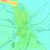 Топографическая карта Жидачов, высота, рельеф
