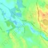 Топографическая карта Руйиена, высота, рельеф