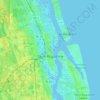 Топографическая карта St. Augustine, высота, рельеф