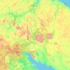 Топографическая карта Кандалакшский государственный природный заповедник, высота, рельеф