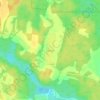 Топографическая карта Боровцы, высота, рельеф