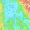 Топографическая карта Rieti, высота, рельеф