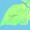 Топографическая карта Pulau Dolak, высота, рельеф