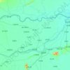 Топографическая карта 绥滨县, высота, рельеф