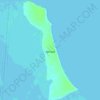 Топографическая карта Русский, высота, рельеф
