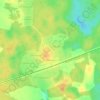 Топографическая карта Корытово, высота, рельеф