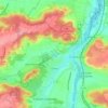 Топографическая карта Cerny, высота, рельеф