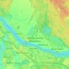 Топографическая карта посёлок имени Свердлова, высота, рельеф