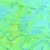 Топографическая карта 东湖, высота, рельеф