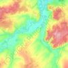 Топографическая карта Подлубовский сельсовет, высота, рельеф