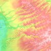 Топографическая карта Лосиха, высота, рельеф