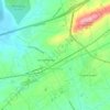 Топографическая карта Blacksburg, высота, рельеф