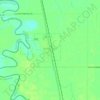 Топографическая карта Wolverton, высота, рельеф