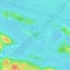 Топографическая карта Ласточкин остров, высота, рельеф