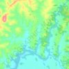 Топографическая карта Faxina, высота, рельеф