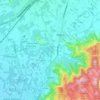 Топографическая карта Sarego, высота, рельеф