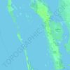 Топографическая карта Calusa Land Trust and Nature Preserve of Pine Island, высота, рельеф