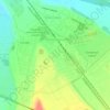 Топографическая карта Эркен-Шахар, высота, рельеф