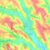 Топографическая карта Stăuceni, высота, рельеф