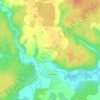 Топографическая карта Перематкино, высота, рельеф