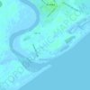 Топографическая карта Рыбацкое, высота, рельеф