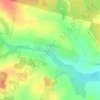 Топографическая карта Яскевичи, высота, рельеф