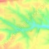 Топографическая карта Золотая Слобода, высота, рельеф
