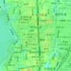 Топографическая карта 湖滨街道, высота, рельеф