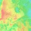 Топографическая карта Старая Пустошь, высота, рельеф