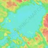 Топографическая карта Skeleton Lake, высота, рельеф
