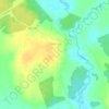 Топографическая карта Стригино, высота, рельеф