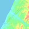 Топографическая карта сельское поселение Село Ковран, высота, рельеф