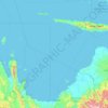 Топографическая карта Cenderawasih Bay, высота, рельеф