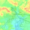 Топографическая карта Evansville, высота, рельеф