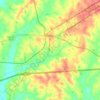 Топографическая карта Greensboro, высота, рельеф