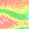 Топографическая карта Lake McConaughy, высота, рельеф