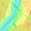 Топографическая карта Ситно, высота, рельеф