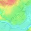 Топографическая карта Уборы, высота, рельеф