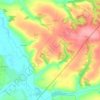 Топографическая карта Богатенское сельское поселение, высота, рельеф