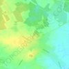 Топографическая карта Охово, высота, рельеф