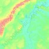 Топографическая карта муниципальный округ Шурышкарский район, высота, рельеф